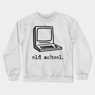 Old School Computer Design Crewneck Sweatshirt